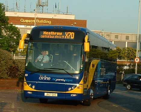 Oxford airline Volvo B12B Plaxton Panther 89